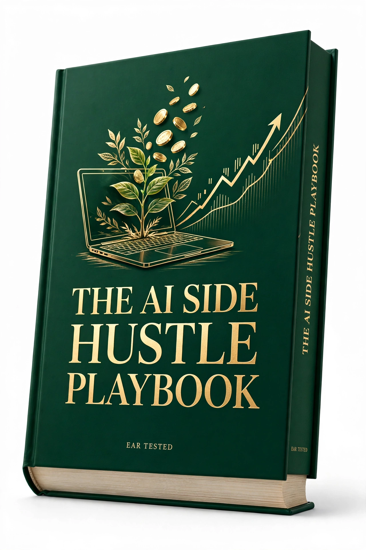 Cover of the free ebook: The AI Side Hustle Playbook