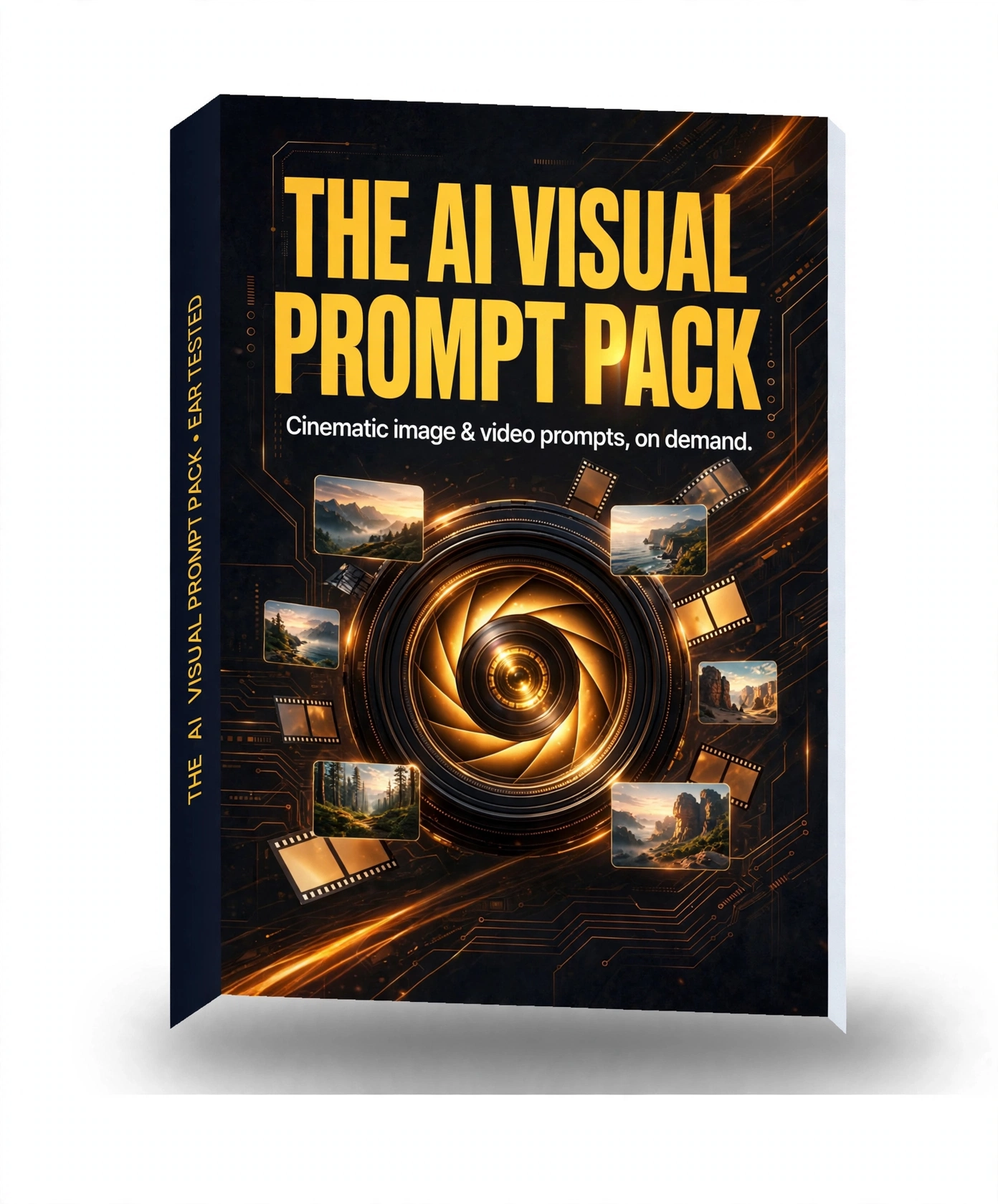 Cover of the free prompt pack: The AI Visual Prompt Pack