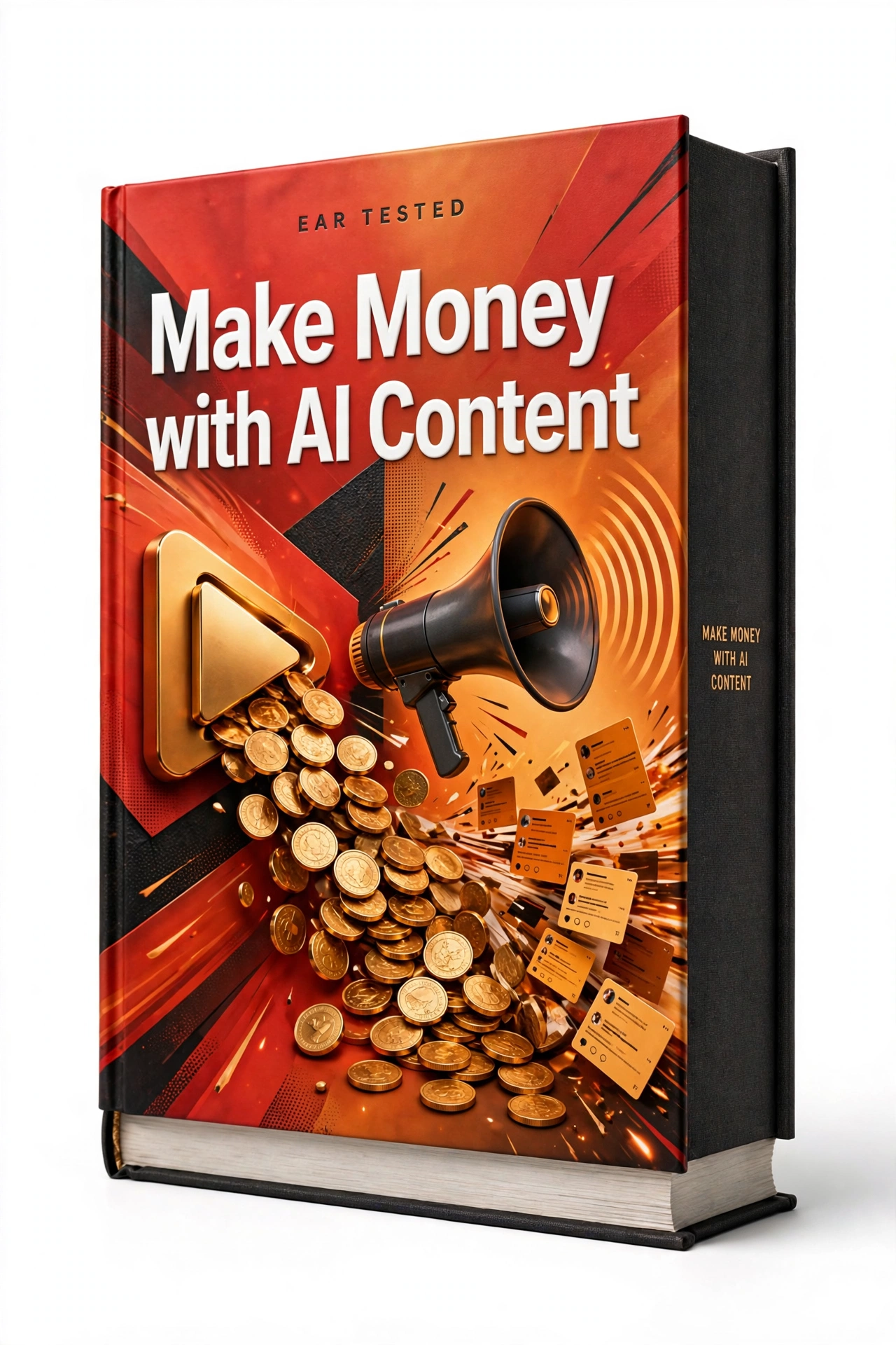 Cover of the free ebook: Make Money with AI Content