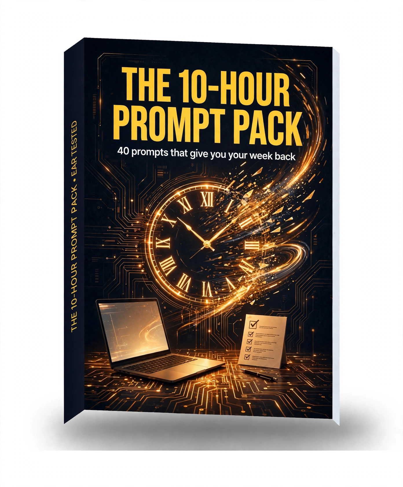 Cover of the free prompt pack: The 10-Hour Prompt Pack